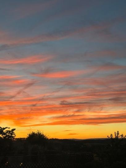 Abendhimmel im Sommer